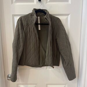 lululemon athletica Quilted Puffer Jacket in Olive